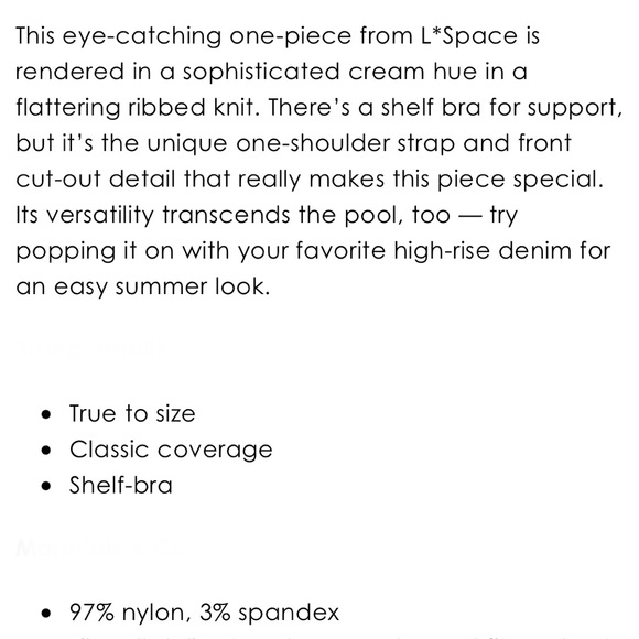 L*Space Phoebe One Piece Classic - Picture 16 of 16